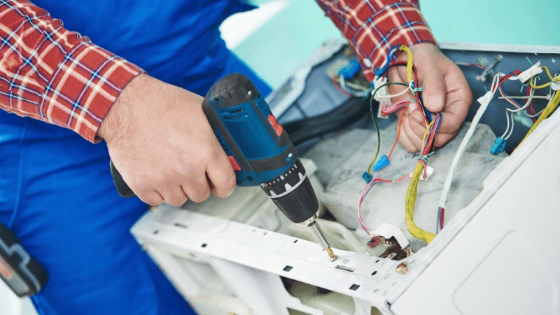 Manisa Philips Philips çamaşır makinesi kart tamiri – Su almama arızası orijinal parça ile giderildi. - Teknik servis örneği